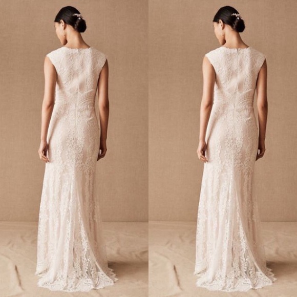 Tadashi Shoji for BHLDN Fiorelle Wedding Gown 14 - Picture 2 of 13